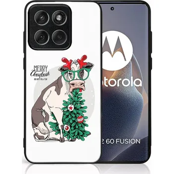 Vánoční dekorace VSECHNONAMOBIL 113990 MY ART Kryt s vánočním designem Motorola Edge 60 / Edge 60 Fusion MERRY CHRISTMAS (074)