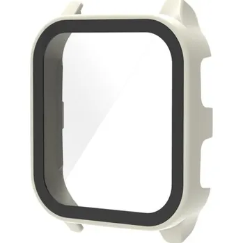 Příslušenství k chytrým hodinkám VSECHNONAMOBIL 53484 PC FULL COVER Plastový kryt se sklem Garmin Venu Sq 2 bílý