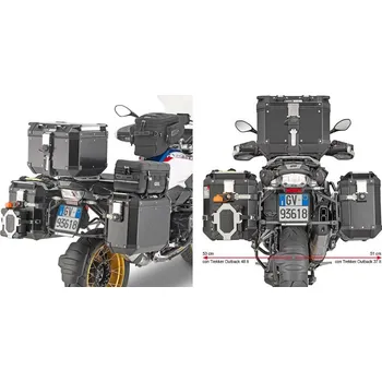 Zavazadlo na motocykl GIVI PL5108CAM trubkový nosič BMW R 1200 GS (13-18), R 1250 GS pro hliníkové boční kufry TREKKER OUTBACK