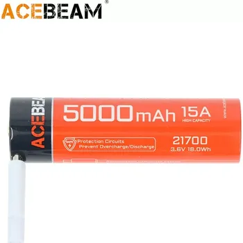 Článková baterie Dobíjecí USB baterie AceBeam 21700 5000mAh 15A