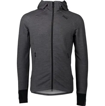 Pánská mikina Pánská Mikina POC M's Merino Zip Hood Sylvanite Grey Melange Velikost: XS
