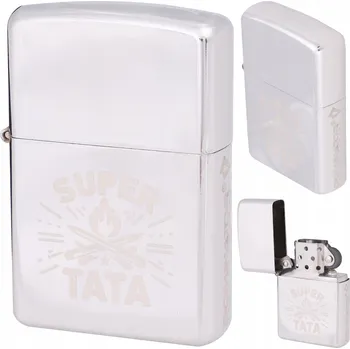 Zapalovač KLASICKÝ ZAPALOVAČ BENZÍNOVÝ ZAPALOVAČ DOMINATOR SUPER TATA FIRE