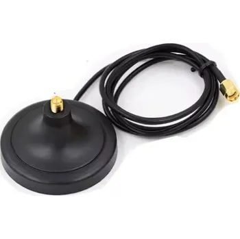 WiFi anténa magnetický držák antény SMA male s kabelem RG174 3m