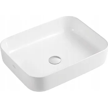 Umyvadlo Umyvadlo na desku čtvercové Invena Ate 40 cm bílé