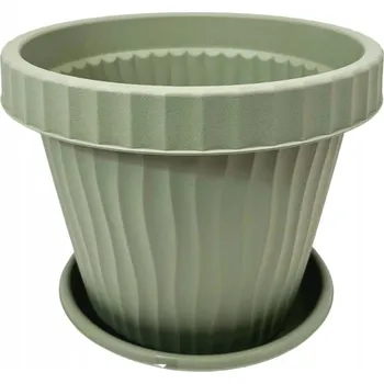 Květináč Květináč 32,5 cm plast zelený