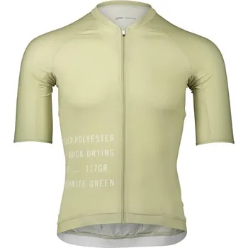 cyklistický dres POC M's Pristine Print Jersey - Prehnite Green Velikost: S