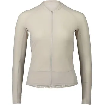 Cyklistické oblečení POC Essential Road W's LS Jersey - Light Sandstone Beige Velikost: L