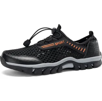 Pánská obuv Pánské sportovní outdoorové tenisky s odpruženou podrážkou Velikost: 39, Barva (Varianta): Black 2401