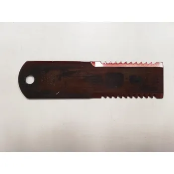 H142141/Z35241 Nůž do drtiče slámy 2x ozubený RASSPE 50 x 3 x 195 na kombajn John Deere