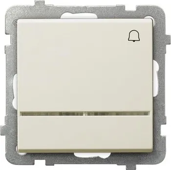 vypínač Jednopólový vypínač pod omítku Ospel krémový ŁP-6RS/m/27