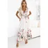 Dámské šaty Numoco 609-1 květinové/ecru one size