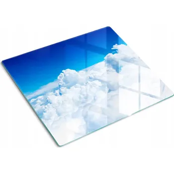 Obraz Odolná a stylová kuchyňská deska z tvrzeného skla s motivem oblaků 60x52 cm