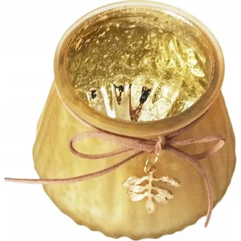 Svícen Skleněný svícen na Vánoce