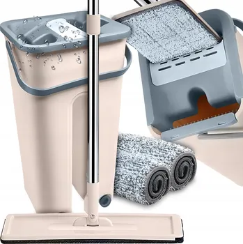 mop Kbelík a plochý mop Lean mop