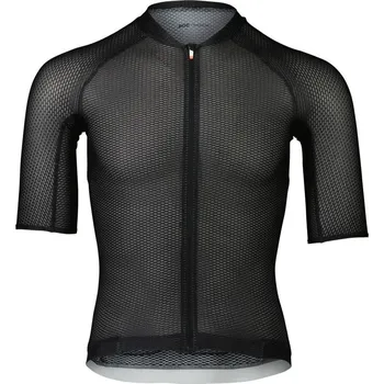 cyklistický dres Pánský cyklo dres POC M's Air Jersey Uranium Black Velikost: L