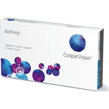 Kontaktní čočky Cooper Vision Biofinity - měsíční (3 čočky) Dioptrie: -1.75, Zakřivení: 8.60, Průměr: 14.00