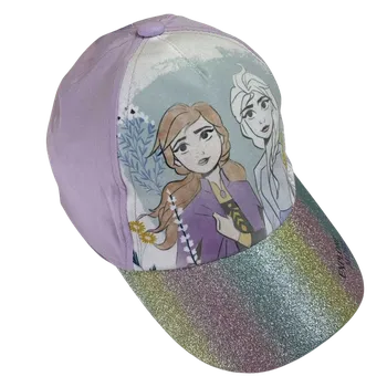 Kšiltovka Exity KFT Dívčí kšiltovka FROZEN ELSA A ANNA fialová Fialová, Velikost: 52 52