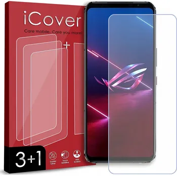 Pouzdro na mobilní telefon 3+1 HYBRIDNÍ SKLO RYCHLÁ FOLIE NA TELEFON DISPLEJ PRO ASUS ROG PHONE 5S