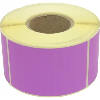 Samolepící etiketa TERMO ETIKETY 65x65 mm 1000 ks - FIALOVÉ