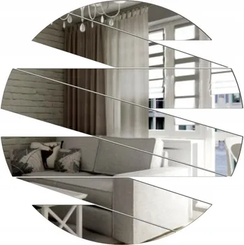 Zrcadlo Dekorativní Akrylové Zrcadlo Kruh – Moderní Zrcadlo, 500 mm x 500 mm