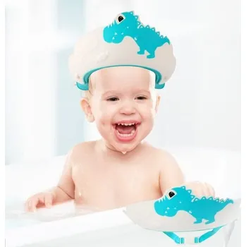 Barva na vlasy JOFONY sprchová čepice pro děti, pomůcka na mytí vlasů pro děti, nastavitelná ochrana pro děti při