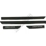 100% karbon kryty vnitřních prahů s podlepením (pro určité modely aut)
