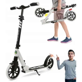 Koloběžka SKLÁDACÍ KOLOBĚŽKA PRO TEENAGERY A DOSPĚLÉ, HLINÍKOVÁ, NASTAVITELNÁ