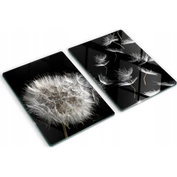 Obraz Kuchyňské Multifunkční Ozdobné Desky Tvrzené Sklo Pampeliška 2x40x52 cm