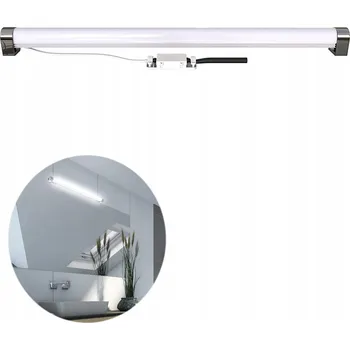 Nástěnné svítidlo Nástěnné svítidlo NS-Lighting bílé, stříbrné s integrovaným LED zdrojem 10 W