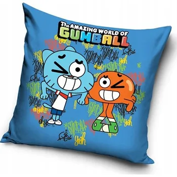 Polštář POVLAK NA POLŠTÁŘ 40x40 DISNEY Mickey Mouse GUMBALL ZIGZG