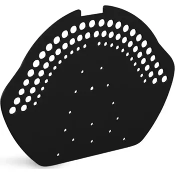 DEKL - Uzávěra hřebene plastová PVC, černá