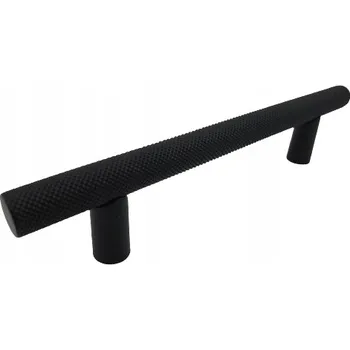 Nábytkové kování Nábytková úchytka włoski Reling L-608 ČERNÁ MATNÁ