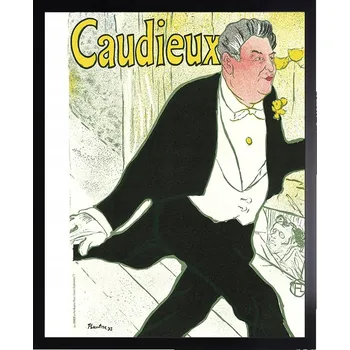 Obraz Plakát Caudieux v rámu 42,8 x 52,8 cm