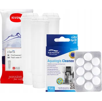 Kávovar Sada NIVONA, Filtr NIVONA NIRF700 NIRF701 3ks, Aqualogis Cleaneo 10 Ks