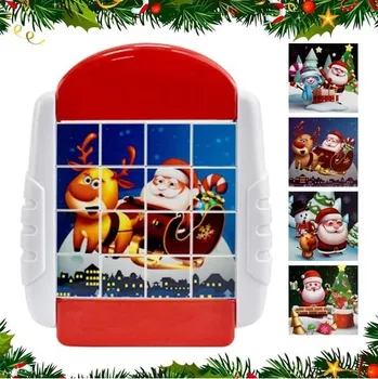 Notebook LETTERASHQP Rotační puzzle Dětské vánoční puzzle Dětské rotující puzzle od 2 Puzzle pro děti Puzzle