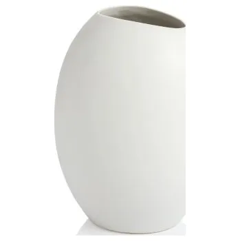 Váza Váza FANCY HOME Stones 17 cm, bílá