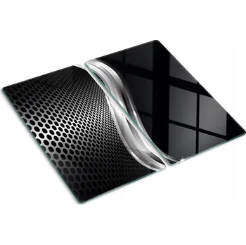 Obraz Tvrzené Skleněné Kuchyňské Desky s Grafikou 2 Kusy Textura 2x30x52 cm