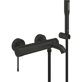 Vodovodní baterie GROHE Essence - Páková vanová baterie, černá matná 336282431