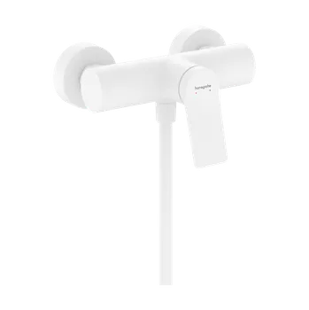Vodovodní baterie Hansgrohe Vivenis - Páková sprchová baterie na zeď Original, bílá matná 75623700