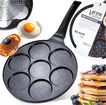 Pánev Pánev na vejce a lívance Vilde Black Line 26 cm granitová