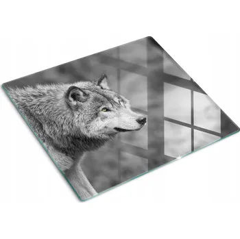 Obraz Multifunkční Skleněná Deska do Kuchyně Vlk šedý 60x52 cm