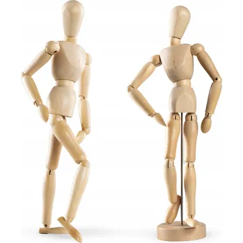 Obraz FIGURÍNA NA SKICU DŘEVĚNÁ NA KRESLENÍ FIGURKA TĚLO FIGURKY SKIC MODEL