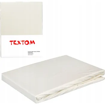 Prostěradlo Prostěradlo 90x200+30cm Ecru s gumou 100% Bavlněné Jersey Velmi Silné