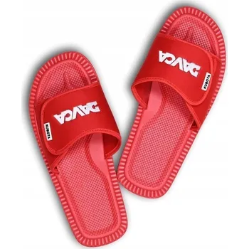 Pánská obuv DAVCA červené pánské žabky Kubota jako dárek, velikost 46