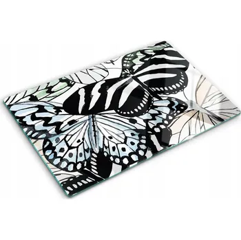 Obraz Kuchyňská Multifunkční Dekorativní Skleněná Deska Květ motýla 80x52 cm