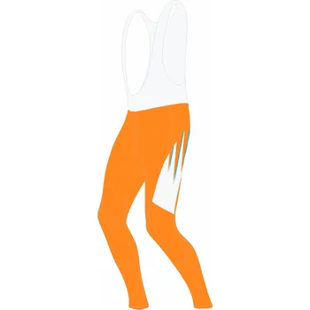 Cyklistické kalhoty Cyklistické kalhoty dlouhé Forza Sport M oranžové