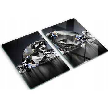 Obraz Multifunkční Dekorativní Skleněné Desky s potiskem Diamanty 2x40x52 cm