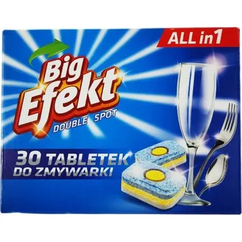 Přípravek do myčky Tablety do myčky Classic (standardní) Big Effect 30 ks