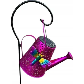 Venkovní osvětlení Závěsná SOLÁRNÍ LAMPA Konvička WODOSPAD LUCERNA RŮŽE SVÁTKY