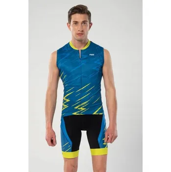 Cyklistická vesta CYKLISTICKÁ VESTA BEZ RUKÁVŮ PRESS FLUO FORZA SPORT XXXL